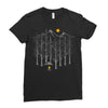 be alone Ladies Fitted T-Shirt