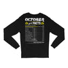 October Girl Facts Libra Long Sleeve Shirts