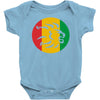 rasta lion head reggae dub step music dance Baby Onesie