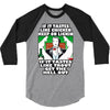 if it tastes like chicken, funny rude ideal birthday present 3/4 Sleeve Shirt