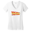 back future Women's V-Neck T-Shirt