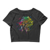 rainbow root Crop Top