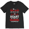 There's This Boy Who Stole My Heart He Calls Me Grandma V-Neck Tee