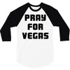 pray for las vegas 3/4 Sleeve Shirt