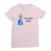 fashionably late Ladies Fitted T-Shirt