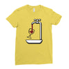 wine Ladies Fitted T-Shirt