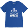 come on wales funny nations rugby V-Neck Tee