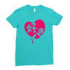 kawaii suki cute heart tee japanese kanji Ladies Fitted T-Shirt