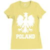 poland polska polish football flag new Ladies Fitted T-Shirt