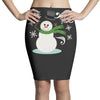 windy snowman Pencil Skirts