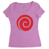 uzumaki clan symbol crest   otaku cosplay anime fan naruto gift expo t Women's Triblend Scoop T-shirt
