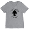i don't believe in humans V-Neck Tee