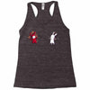 listen to your conscience Racerback Tank