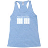 police box for who Racerback Tank
