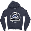 Mountain Triangle Zipper Hoodie
