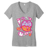 donut ghost baking Women's V-Neck T-Shirt