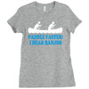 paddle faster i hear banjos Ladies Fitted T-Shirt
