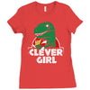 clever girl Ladies Fitted T-Shirt