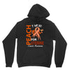 I Wear Peach For Uterine Cancer Awareness Unisex Hoodie