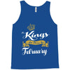 kings are born in february Tank Top