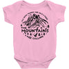 the mountains Baby Bodysuit
