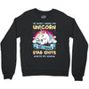 I Wish I Were a Unicorn So I Could Stab Idiots with My Head Crewneck Sweatshirt