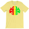 rasta skull and crossbones reggae dub club rave T-Shirt