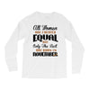 all women are created equal but only the best are born in november Long Sleeve Shirts