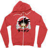 saiyan ramen Zipper Hoodie