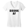 drunk af Women's V-Neck T-Shirt