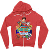 paw patrol birthday boy sister Zipper Hoodie