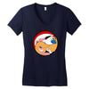ren yang Women's V-Neck T-Shirt