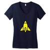 Reggie Rocket Women's V-Neck T-Shirt