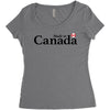 made in canada Women's Triblend Scoop T-shirt
