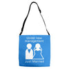 under new management   just married Adjustable Strap Totes