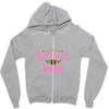 softball mom glitter Zipper Hoodie