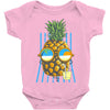 pineapple sunbathe Baby Onesie