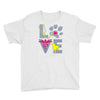 love teal best trending Youth Tee