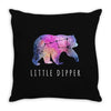 Little Dipper with Galaxy Throw Pillow