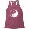 dripping ying yang Racerback Tank