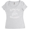 gangsta wrapper Women's Triblend Scoop T-shirt