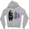 Black Bear Metal Artistshot Zipper Hoodie