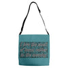 i love the smellof burnt rubber Adjustable Strap Totes