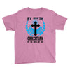 By Birth Christian By the Grace of God Youth Tee
