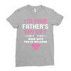 I'm Your Father's Day Gift Mom Says You're Welcome Girl Ladies Fitted T-Shirt