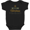 snow merry christmas Baby Bodysuit
