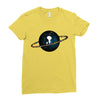 Space Girl Ladies Fitted T-Shirt