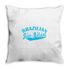 brazilian jiu jitsu  mma boxen fight Throw Pillow