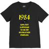 george orwell   1984 V-Neck Tee