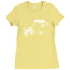 trek wars womens funny Ladies Fitted T-Shirt